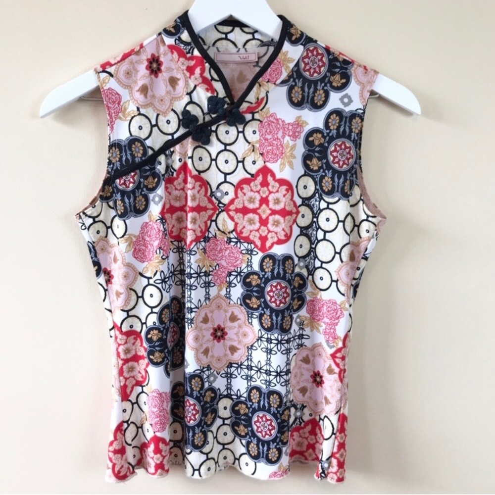 Vol. 1 Cheongsam-Inspired Sleeveless Top